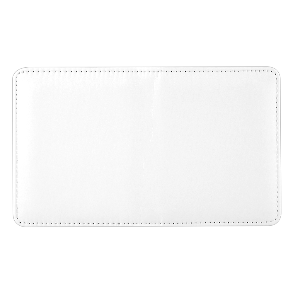 Sublimation PU Leather Passport Cover with Card Slots - Heat Transfer Full-Edge Printing Wallet for Passport & Boarding Pass