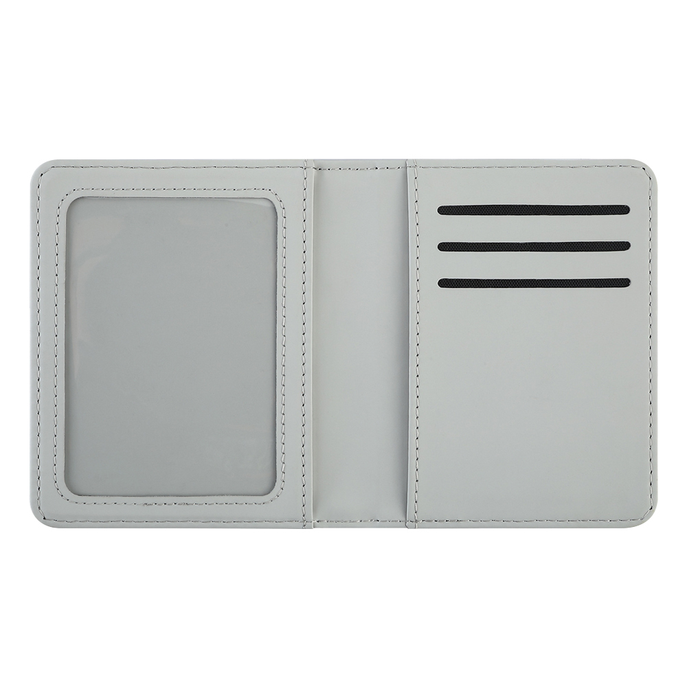Sublimation PU Leather Passport Cover with Card Slots - Heat Transfer Full-Edge Printing Wallet for Passport & Boarding Pass