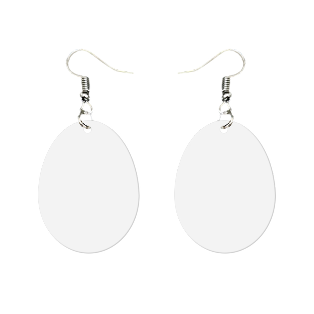 Double-Sides Printing Sublimation Blank MDF Earring Popular DIY Heat Transfer MDF Earring With 33 Different Design