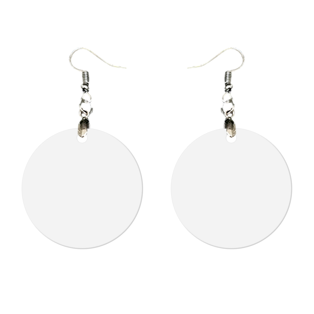 Double-Sides Printing Sublimation Blank MDF Earring Popular DIY Heat Transfer MDF Earring With 33 Different Design