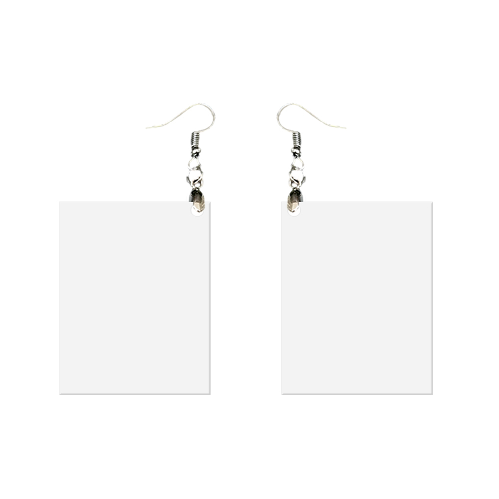 Double-Sides Printing Sublimation Blank MDF Earring Popular DIY Heat Transfer MDF Earring With 33 Different Design