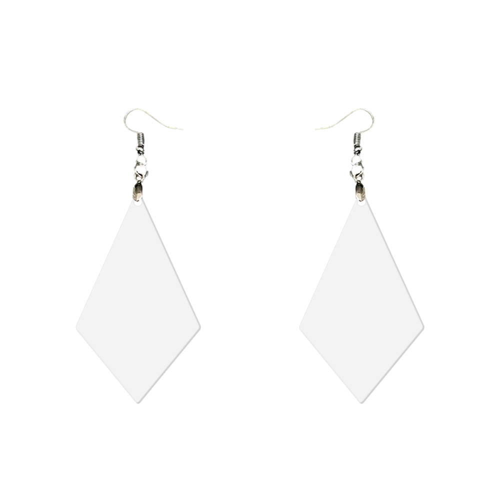 Double-Sides Printing Sublimation Blank MDF Earring Popular DIY Heat Transfer MDF Earring With 33 Different Design