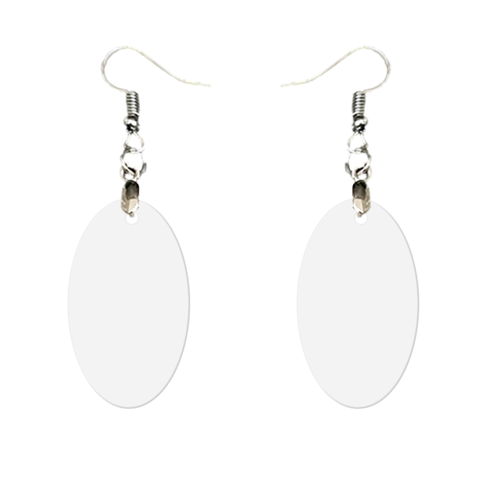 Double-Sides Printing Sublimation Blank MDF Earring Popular DIY Heat Transfer MDF Earring With 33 Different Design