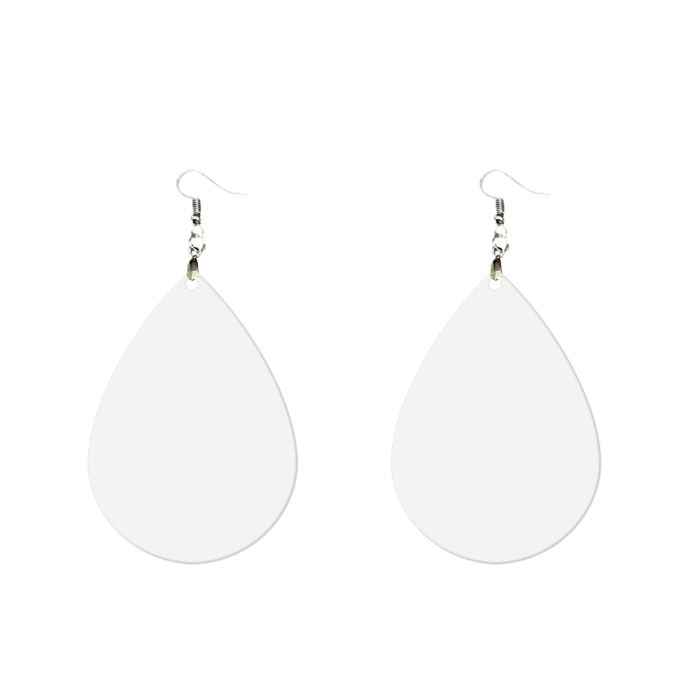Double-Sides Printing Sublimation Blank MDF Earring Popular DIY Heat Transfer MDF Earring With 33 Different Design