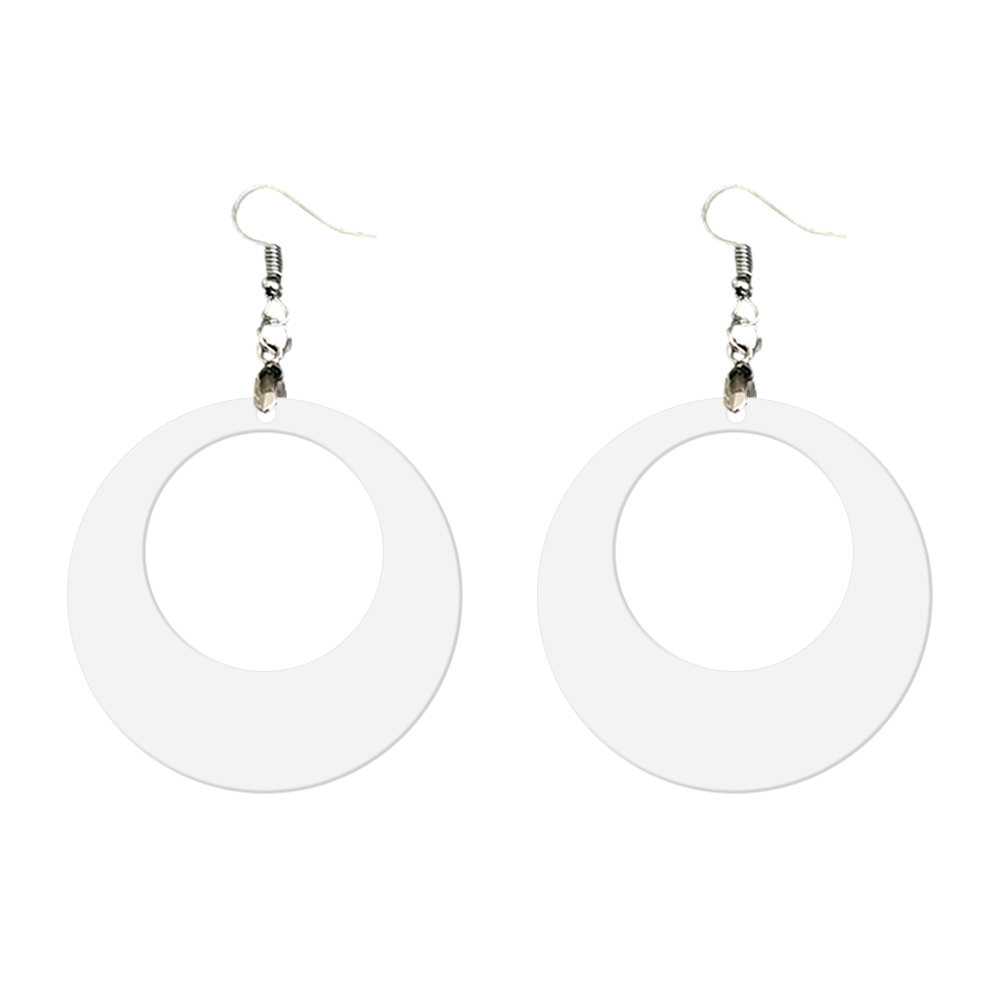 Double-Sides Printing Sublimation Blank MDF Earring Popular DIY Heat Transfer MDF Earring With 33 Different Design