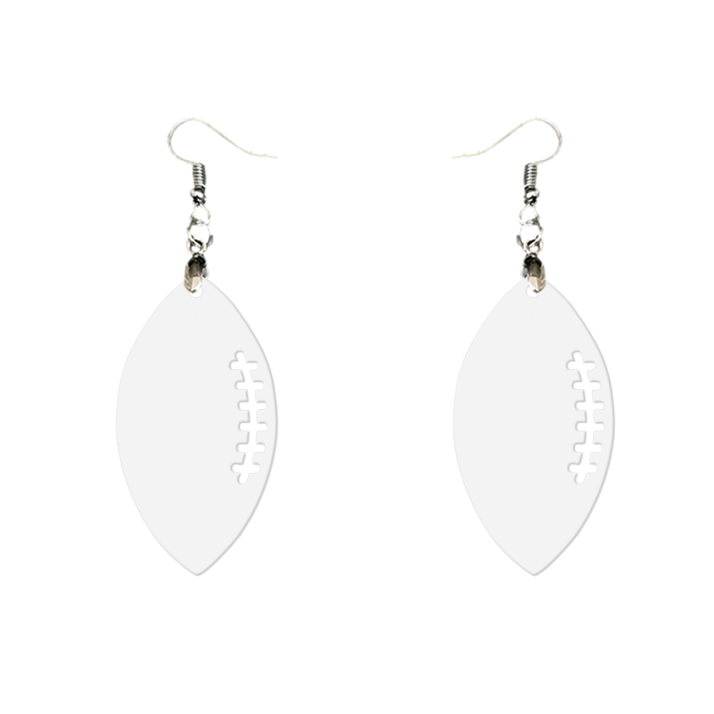 Double-Sides Printing Sublimation Blank MDF Earring Popular DIY Heat Transfer MDF Earring With 33 Different Design