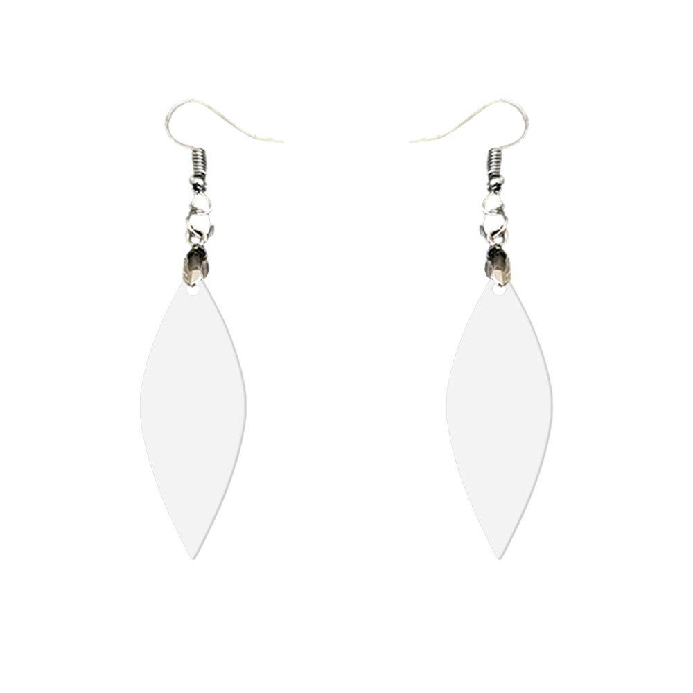 Double-Sides Printing Sublimation Blank MDF Earring Popular DIY Heat Transfer MDF Earring With 33 Different Design