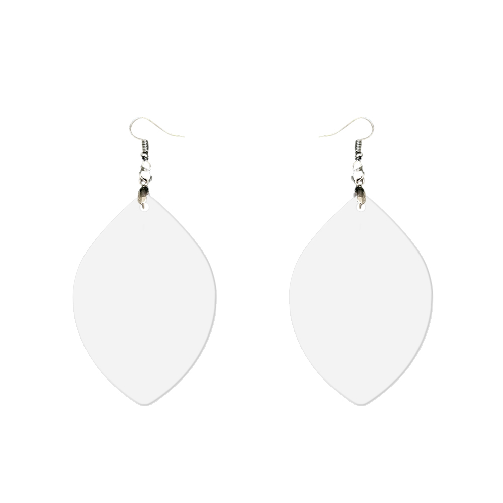 Double-Sides Printing Sublimation Blank MDF Earring Popular DIY Heat Transfer MDF Earring With 33 Different Design
