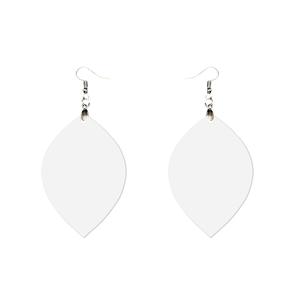 Double-Sides Printing Sublimation Blank MDF Earring Popular DIY Heat Transfer MDF Earring With 33 Different Design
