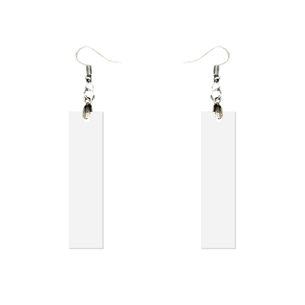 Double-Sides Printing Sublimation Blank MDF Earring Popular DIY Heat Transfer MDF Earring With 33 Different Design