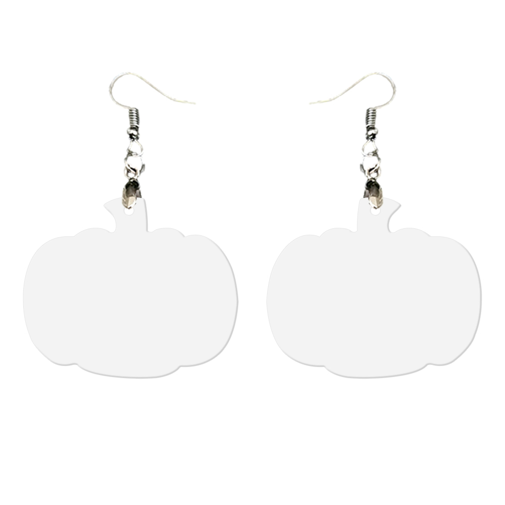 Double-Sides Printing Sublimation Blank MDF Earring Popular DIY Heat Transfer MDF Earring With 33 Different Design