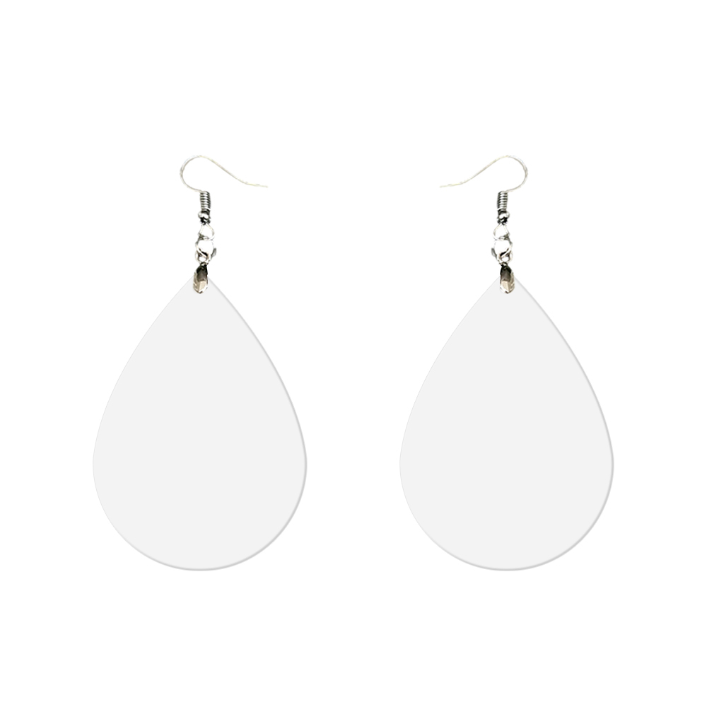 Double-Sides Printing Sublimation Blank MDF Earring Popular DIY Heat Transfer MDF Earring With 33 Different Design