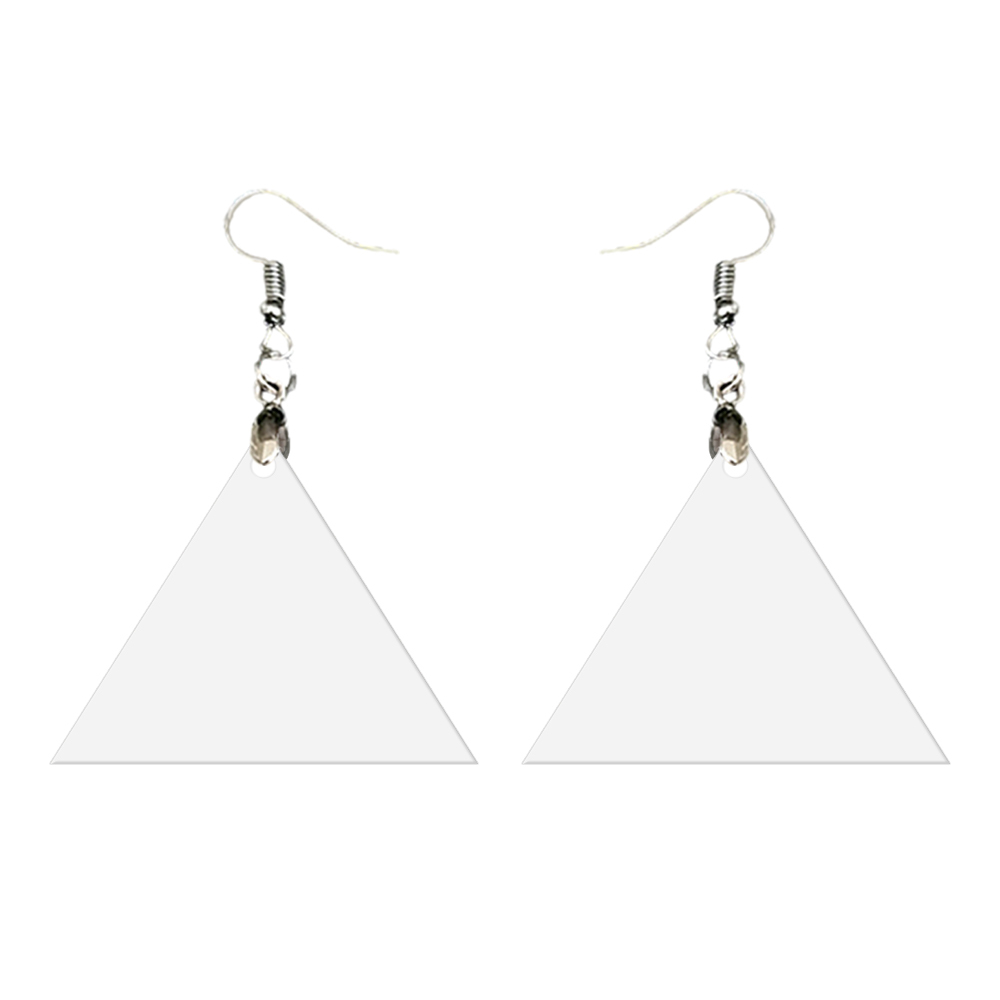 Double-Sides Printing Sublimation Blank MDF Earring Popular DIY Heat Transfer MDF Earring With 33 Different Design