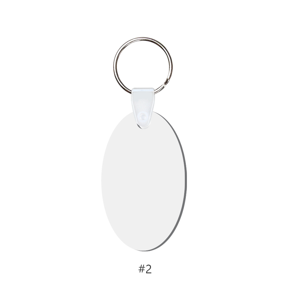 DIY Sublimation MDF Keychain - Double-Sided Heat Transfer Printing Keyring Blank with 25 Different Shapes