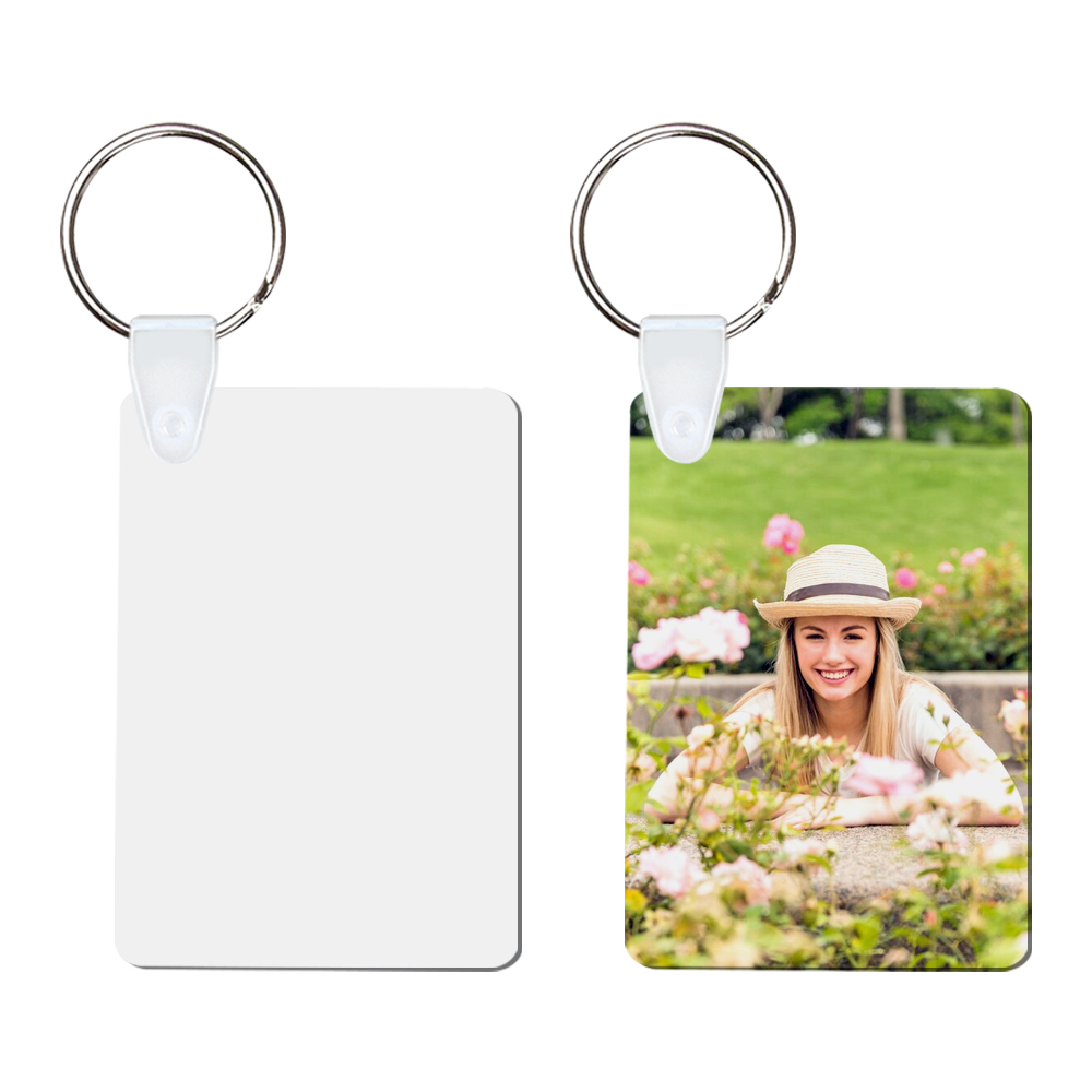 DIY Sublimation MDF Keychain - Double-Sided Heat Transfer Printing Keyring Blank with 25 Different Shapes