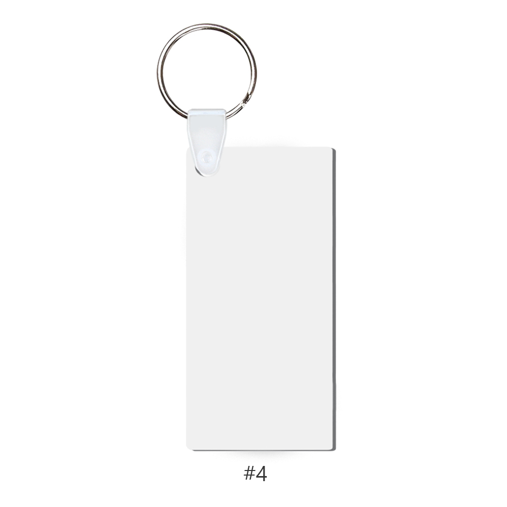 DIY Sublimation MDF Keychain - Double-Sided Heat Transfer Printing Keyring Blank with 25 Different Shapes