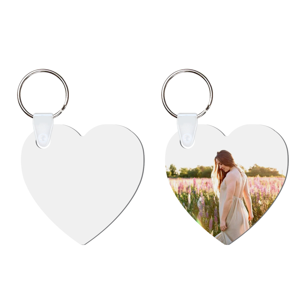 DIY Sublimation MDF Keychain - Double-Sided Heat Transfer Printing Keyring Blank with 25 Different Shapes
