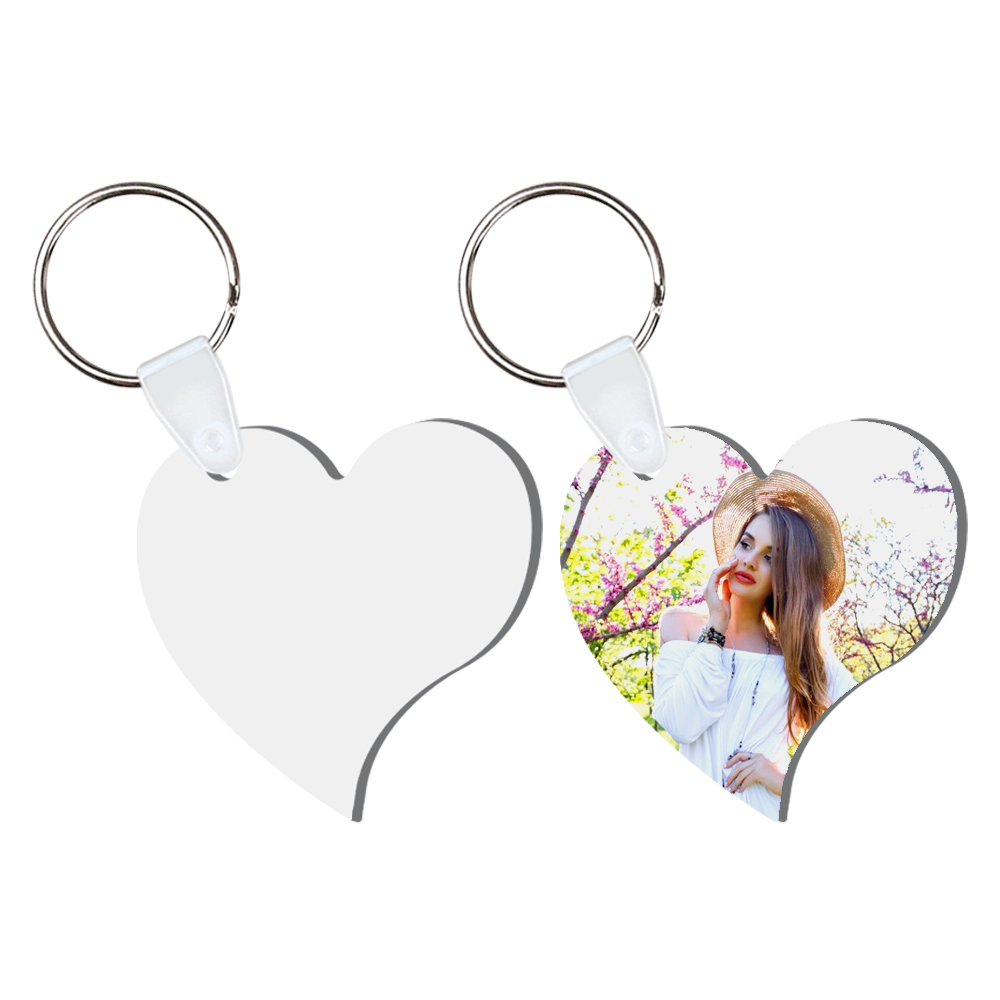DIY Sublimation MDF Keychain - Double-Sided Heat Transfer Printing Keyring Blank with 25 Different Shapes