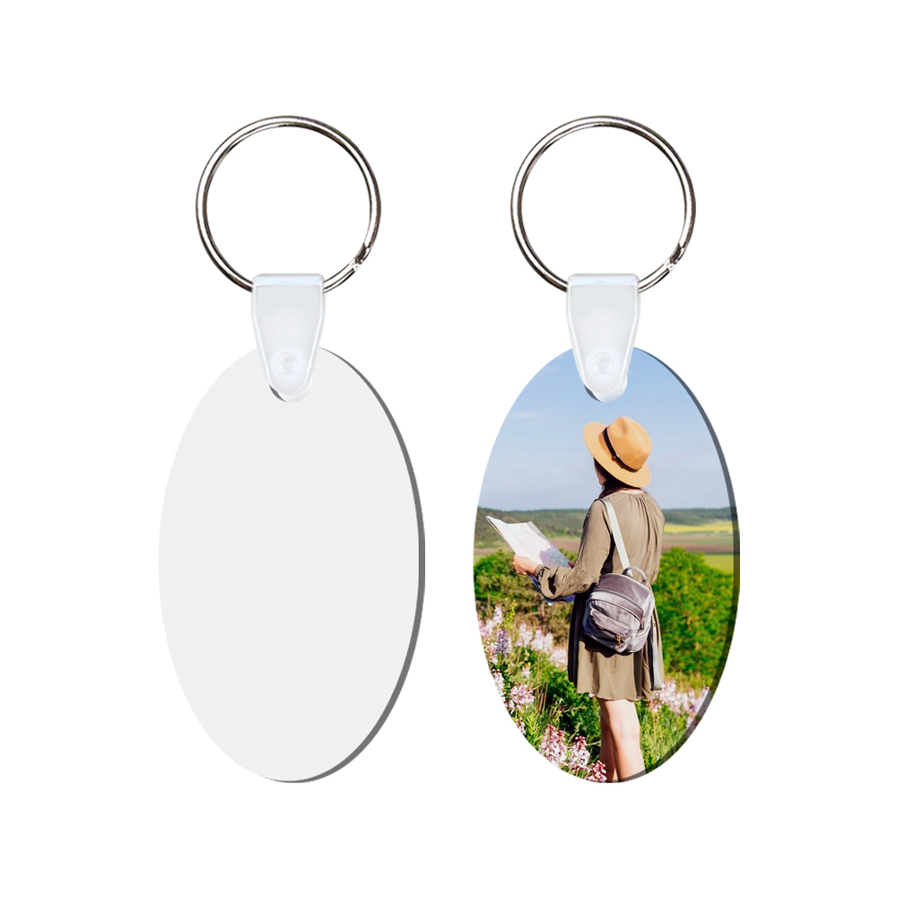 DIY Sublimation MDF Keychain - Double-Sided Heat Transfer Printing Keyring Blank with 25 Different Shapes