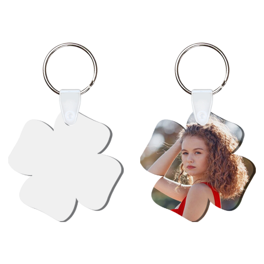 DIY Sublimation MDF Keychain - Double-Sided Heat Transfer Printing Keyring Blank with 25 Different Shapes