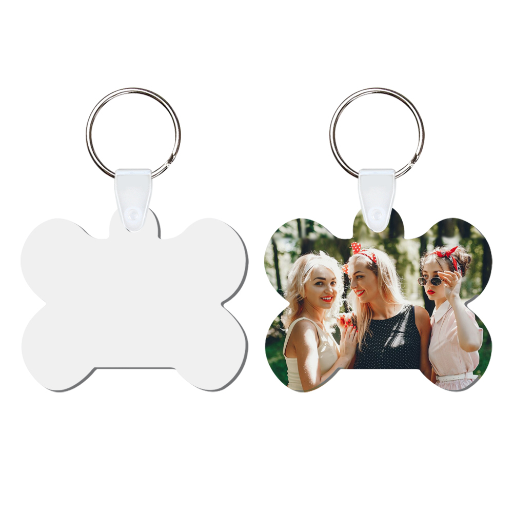 DIY Sublimation MDF Keychain - Double-Sided Heat Transfer Printing Keyring Blank with 25 Different Shapes