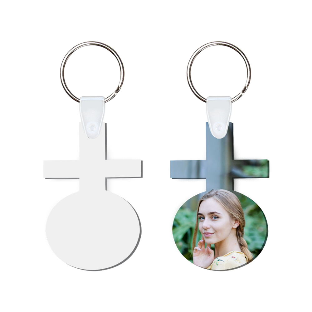 DIY Sublimation MDF Keychain - Double-Sided Heat Transfer Printing Keyring Blank with 25 Different Shapes