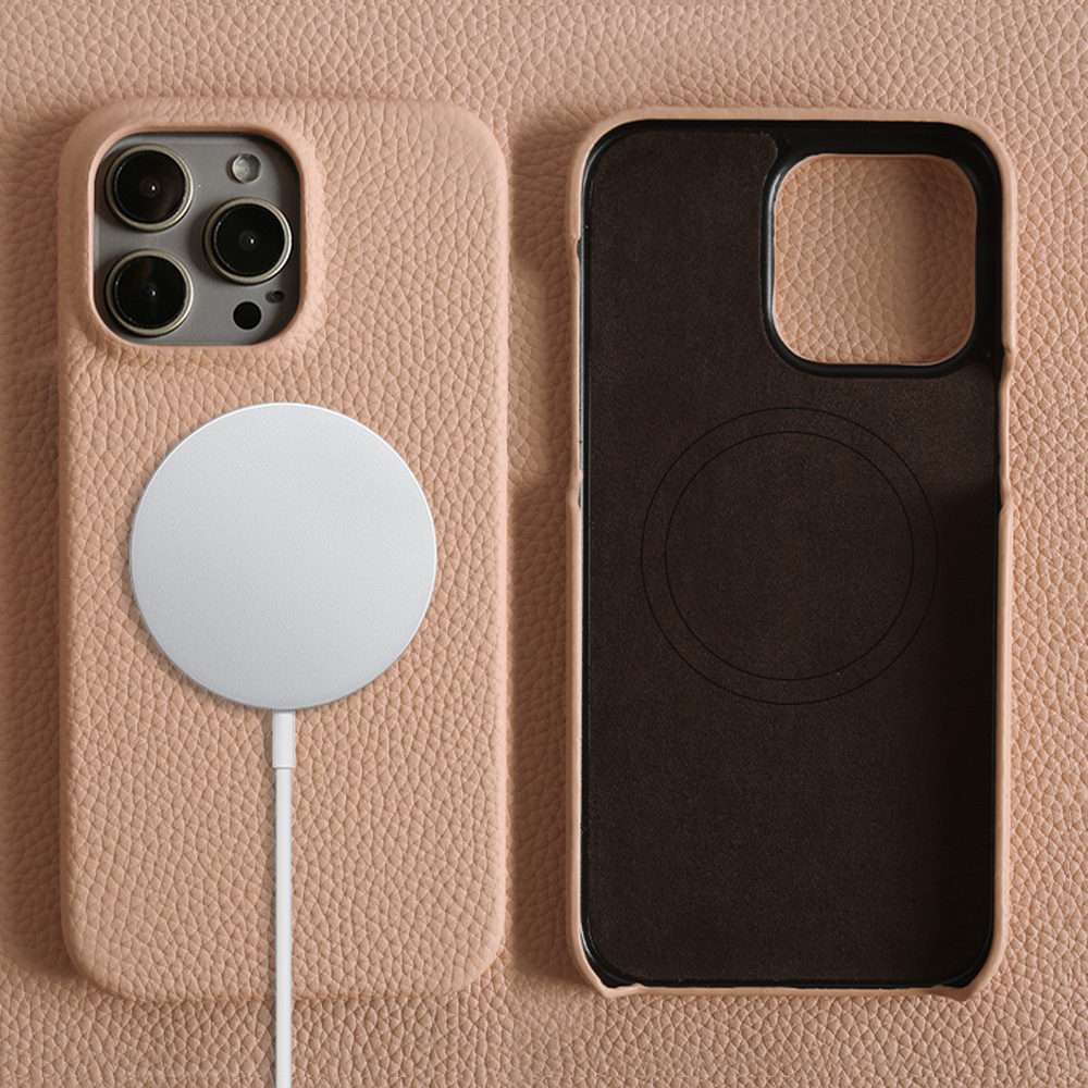 Magnetic Leather Phone Case Compatible with iPhone Series - Premium Leather with Strong Magnet for MagSafe