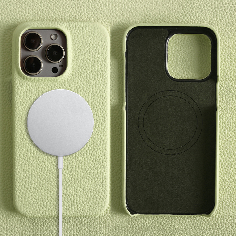 Magnetic Leather Phone Case Compatible with iPhone Series - Premium Leather with Strong Magnet for MagSafe