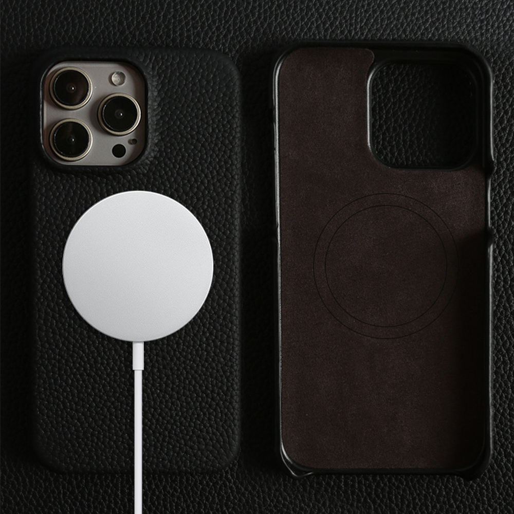 Magnetic Leather Phone Case Compatible with iPhone Series - Premium Leather with Strong Magnet for MagSafe
