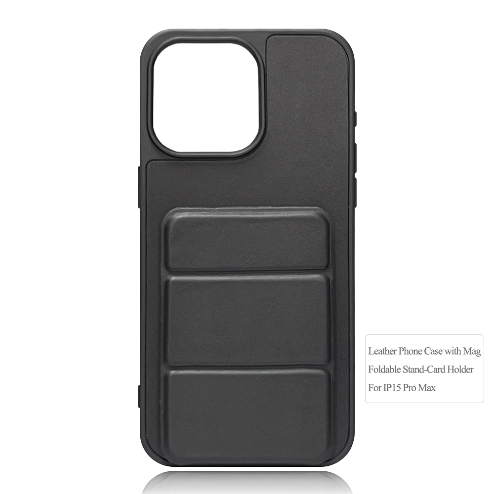 PU Leather Phone Case with 2 Card Slots & Magnetic Holder - Compatible with iPhone Series
