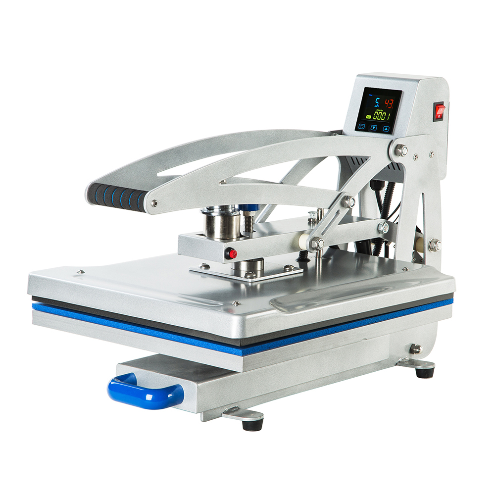 Heat Press Machine with LED Digital Screen - 3 Different Printing Sizes Machine for T-Shirts, Ceramic Tiles & Metal Plates