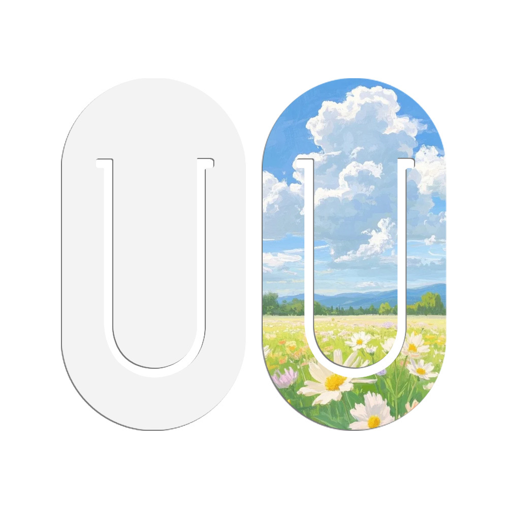 Personalized Sublimation PET Bookmark - Heat Transfer Paper Clip for Boys, Girls, Classroom, Library