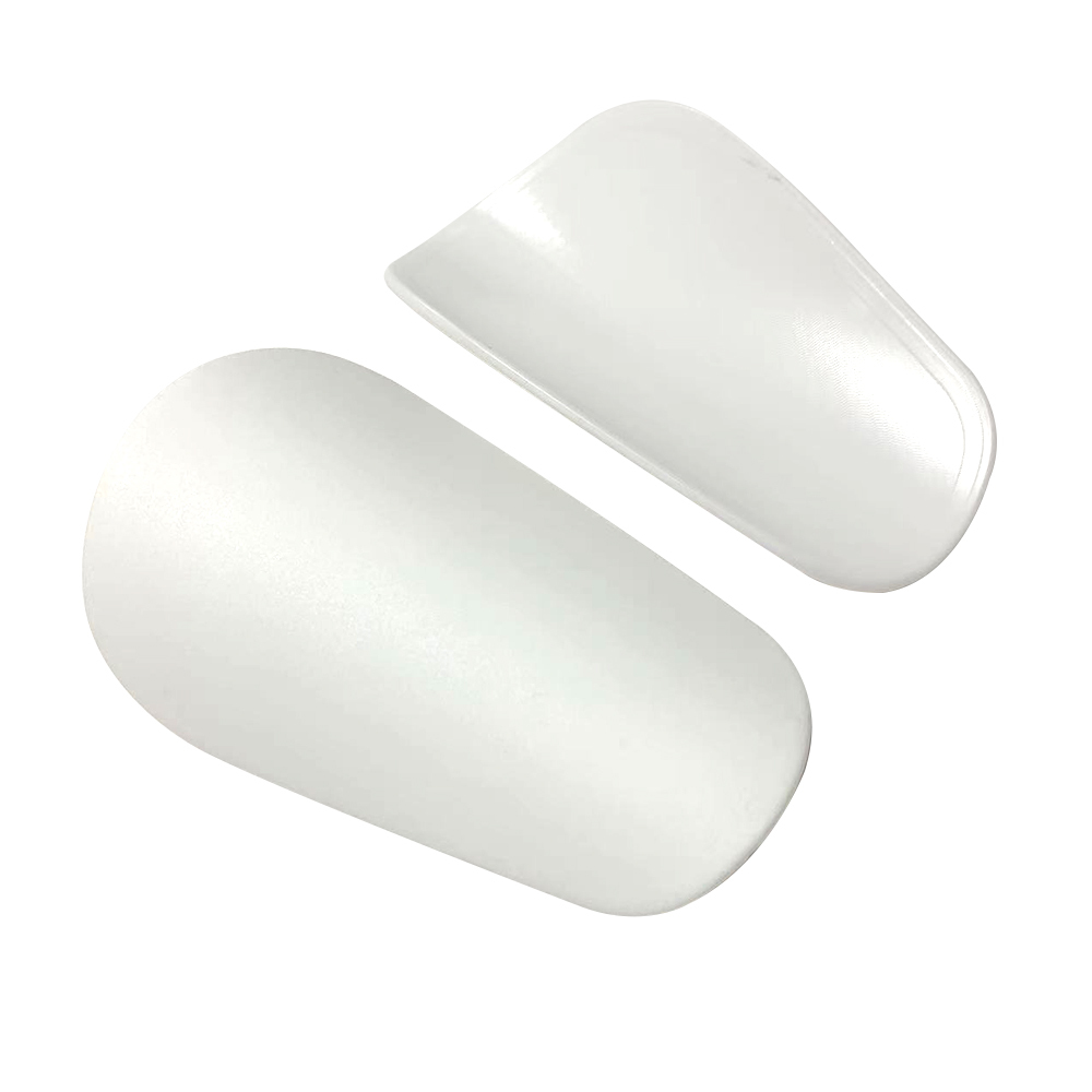 DIY Sublimation PBT White Shin Guards - Factory Price Custom Football Protective Equipment Shin Pads with 3 Different Sizes