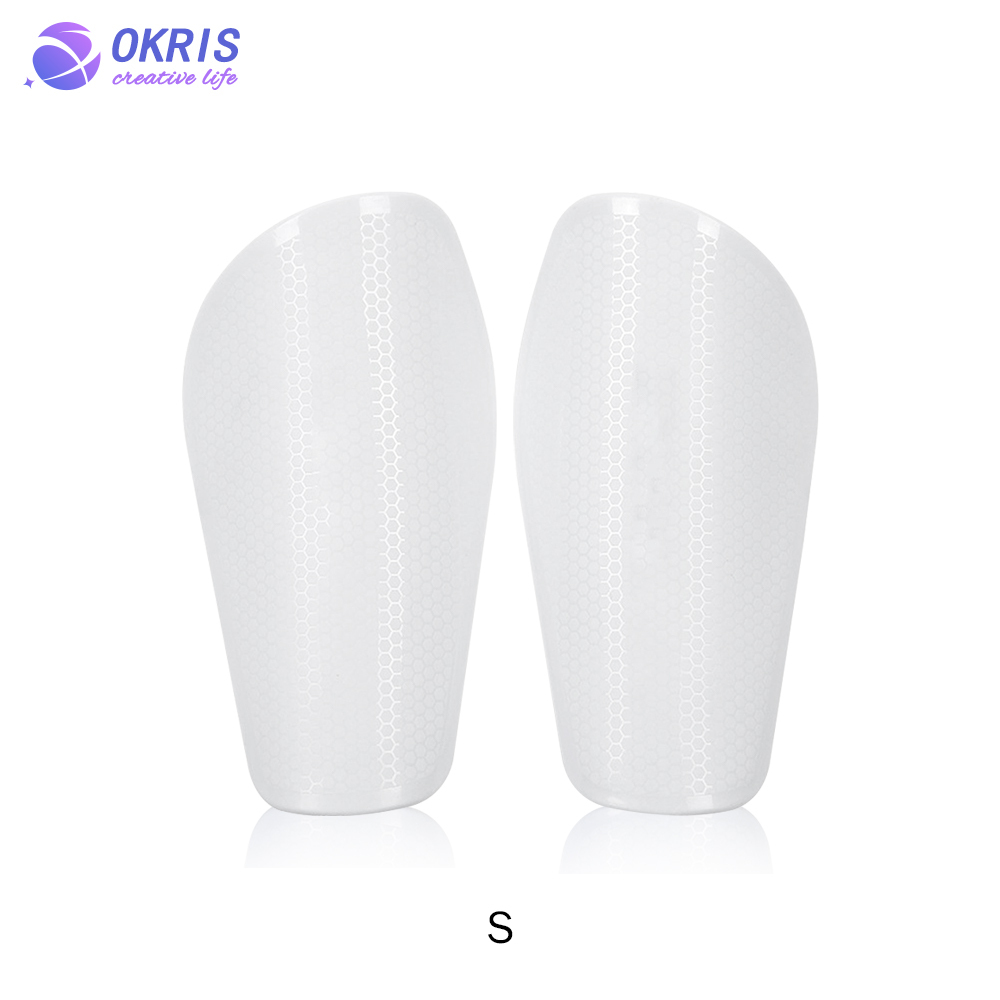 DIY Sublimation Hexagon White Shin Guards - Custom Glossy Finish Football Protective Equipment Shin Pads with 4 Sizes