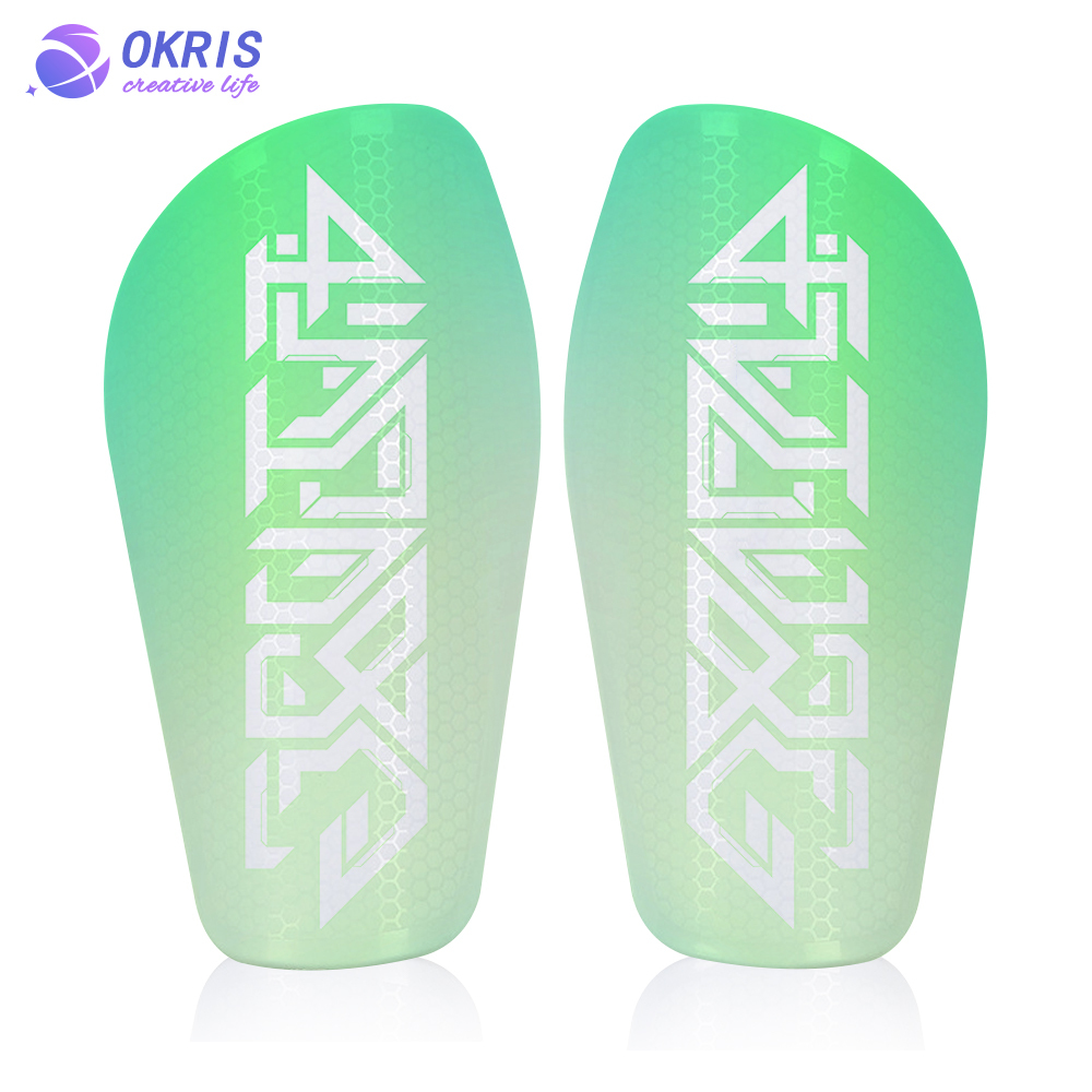 DIY Sublimation Hexagon White Shin Guards - Custom Glossy Finish Football Protective Equipment Shin Pads with 4 Sizes
