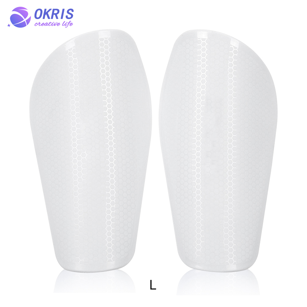 DIY Sublimation Hexagon White Shin Guards - Custom Glossy Finish Football Protective Equipment Shin Pads with 4 Sizes