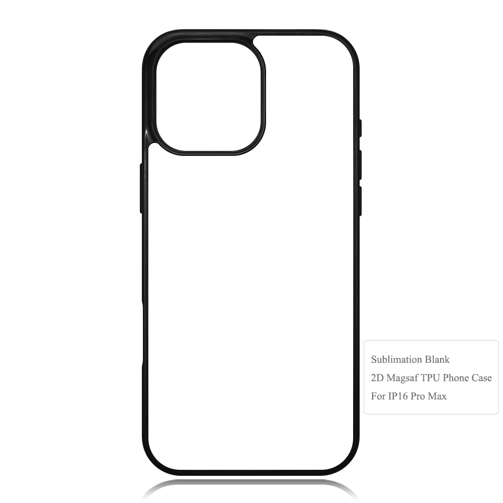 New Arrival for iPhone 13 to 17 Series Magnetic 2D TPU Phone Case Sublimation Soft Cell Cover Heat Transfer DIY Phone Cases with Anti-Slip Design