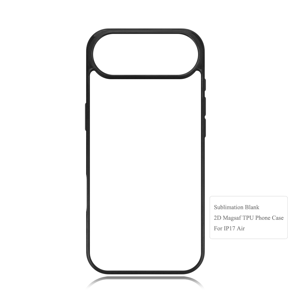 New Arrival for iPhone 13 to 17 Series Magnetic 2D TPU Phone Case Sublimation Soft Cell Cover Heat Transfer DIY Phone Cases with Anti-Slip Design