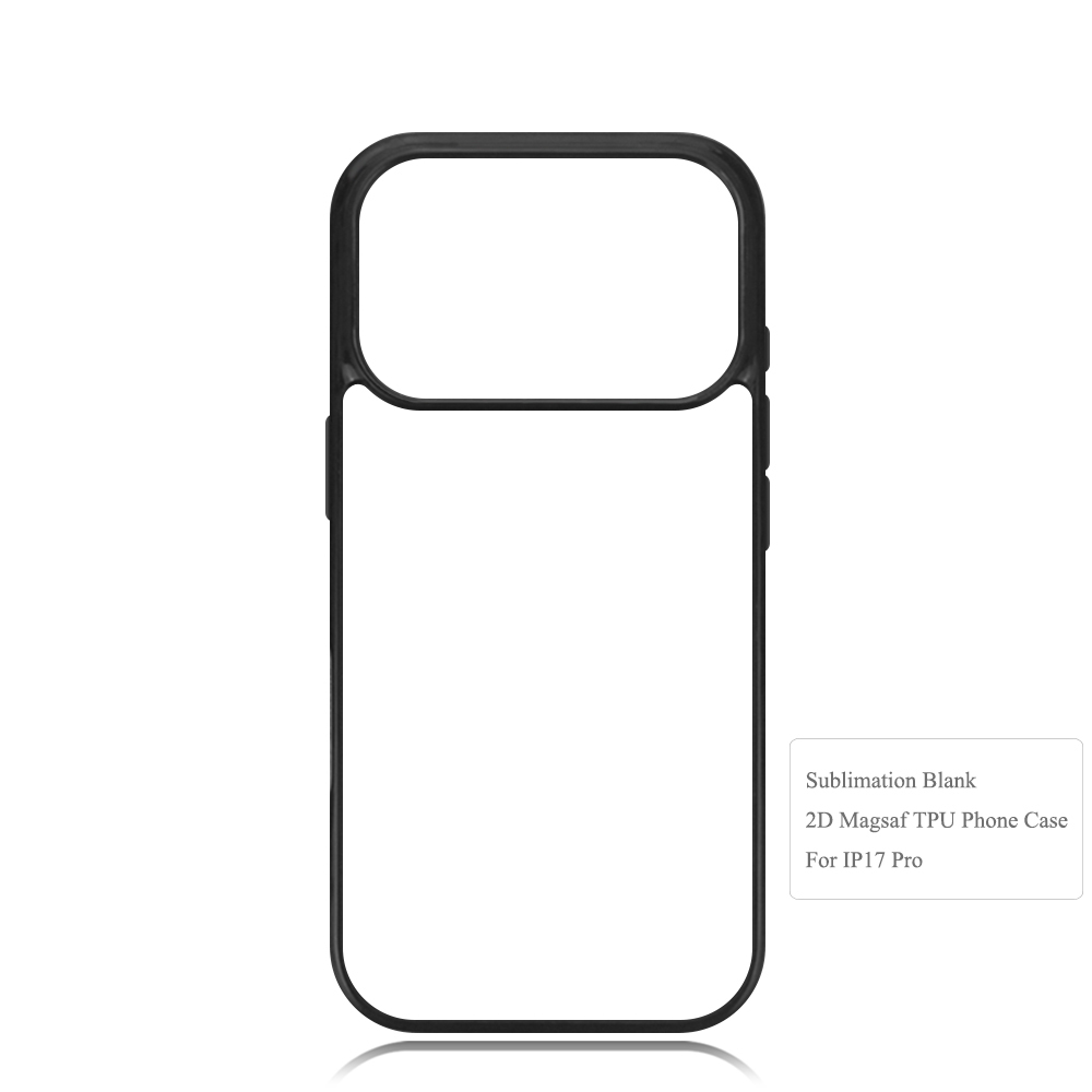 New Arrival for iPhone 13 to 17 Series Magnetic 2D TPU Phone Case Sublimation Soft Cell Cover Heat Transfer DIY Phone Cases with Anti-Slip Design