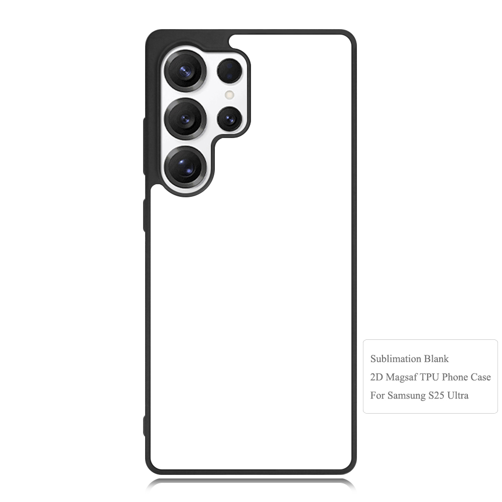 New Arrival for Samsung Series Magnetic 2D TPU Phone Case Sublimation Soft Cell Cover Heat Transfer DIY Phone Cases with Anti-Slip Design