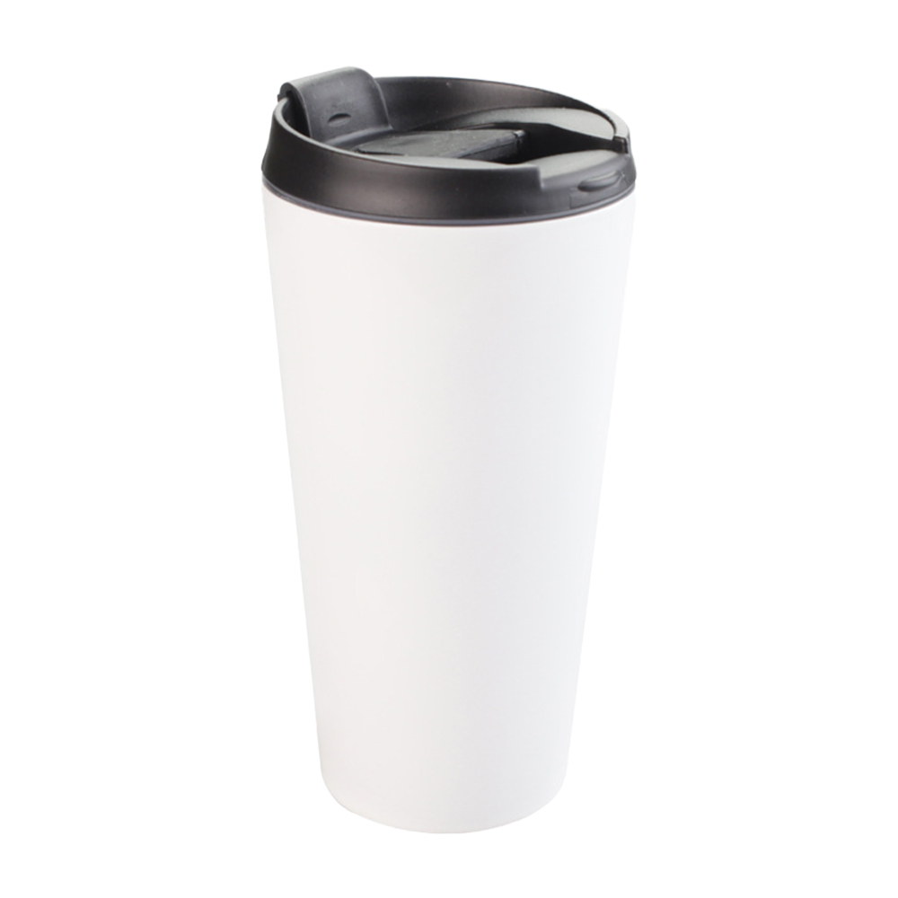 Personalized Sublimation Double-Wall Stainless Steel Blank Tumbler with Lid - 16oz Vacuum Insulated Cup for Hot/Cold Drinks