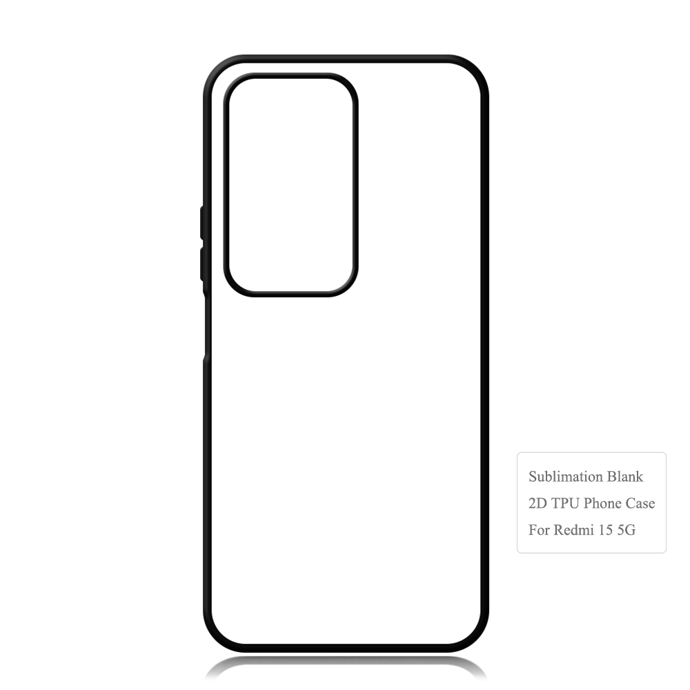 For Redmi 15 5G Series Sublimation Heat Transfer Phone Case - Custom 2D Printed TPU Cover for Redmi 15 4G/Redmi 15C 4G/5G