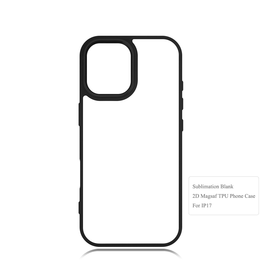Wireless 2D TPU Magnetic Sublimation Phone Case for iPhone 17 Series - with Film Insert for IP 17 Pro/ IP 17 Air/ IP 17 Pro Max