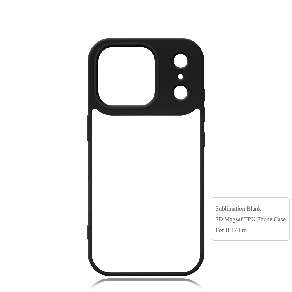Wireless 2D TPU Magnetic Sublimation Phone Case for iPhone 17 Series - with Film Insert for IP 17 Pro/ IP 17 Air/ IP 17 Pro Max