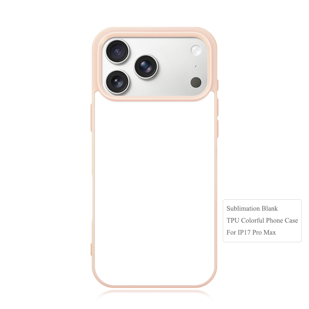 For iPhone 17 Pro TPU Blank Sublimation Phone Case - Heat Transfer Flocking Phone Cover for iPhone 17/ IP 17 Air/ IP 17 Pro Max