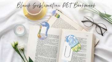 Personalized Sublimation PET Bookmark - Heat Transfer Paper Clip for Boys, Girls, Classroom, Library