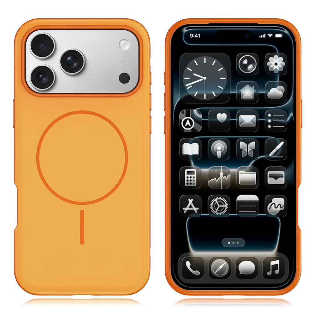 For iPhone 17 Pro Max Two-color Combination Magnetic Ring Phone Case - 7 Colors Options Phone Cover for IPhone/Samsung/Huawei