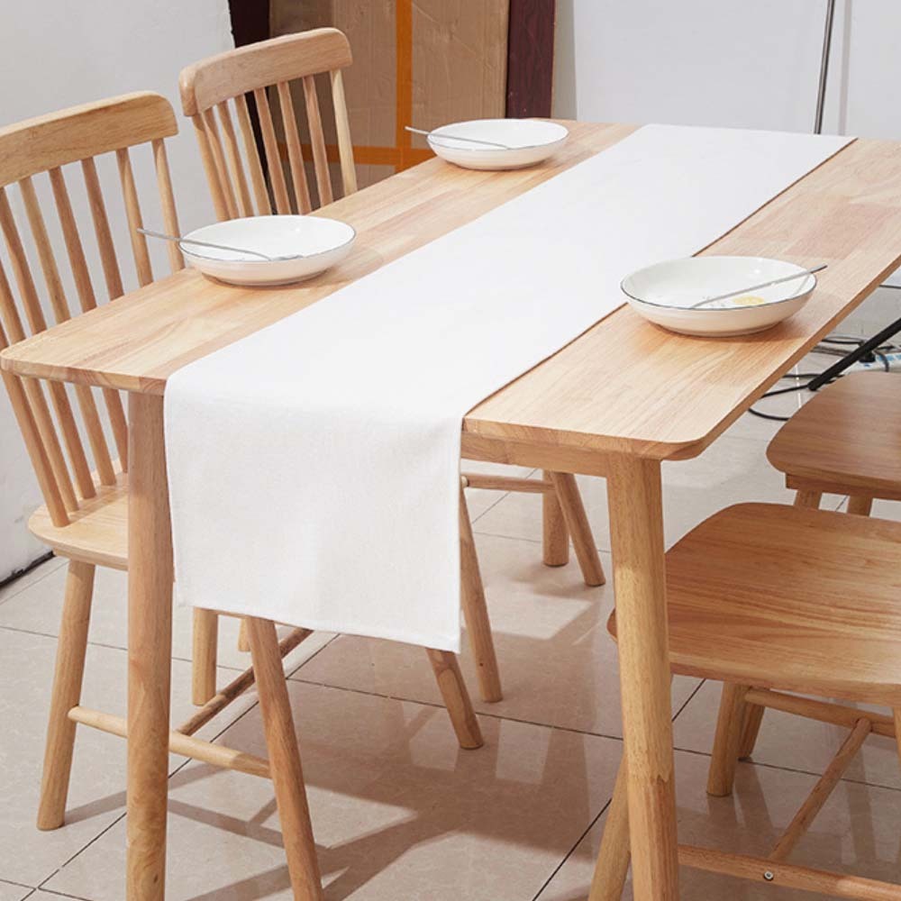 Personalized Sublimation Table Runner Fall Blank - Cotton Linen Table Cover Decoration for Kitchen&Party