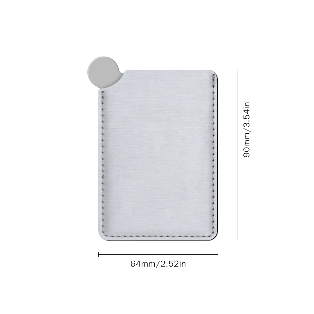 Wholesale Custom Metal Laser Engraving Mirror Card - Single-Sided Printable Business Card Holder for Work Party Supplies