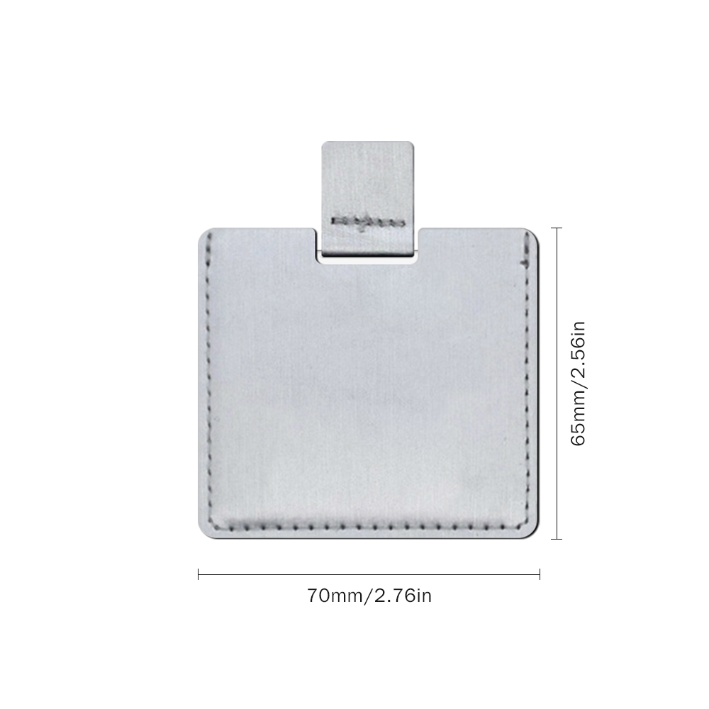 Wholesale Custom Metal Laser Engraving Mirror Card - Single-Sided Printable Business Card Holder for Work Party Supplies